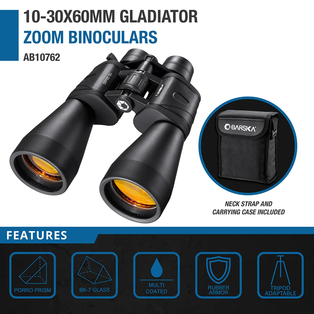 10 30x60mm Gladiator Zoom Binoculars 1 | AB10762