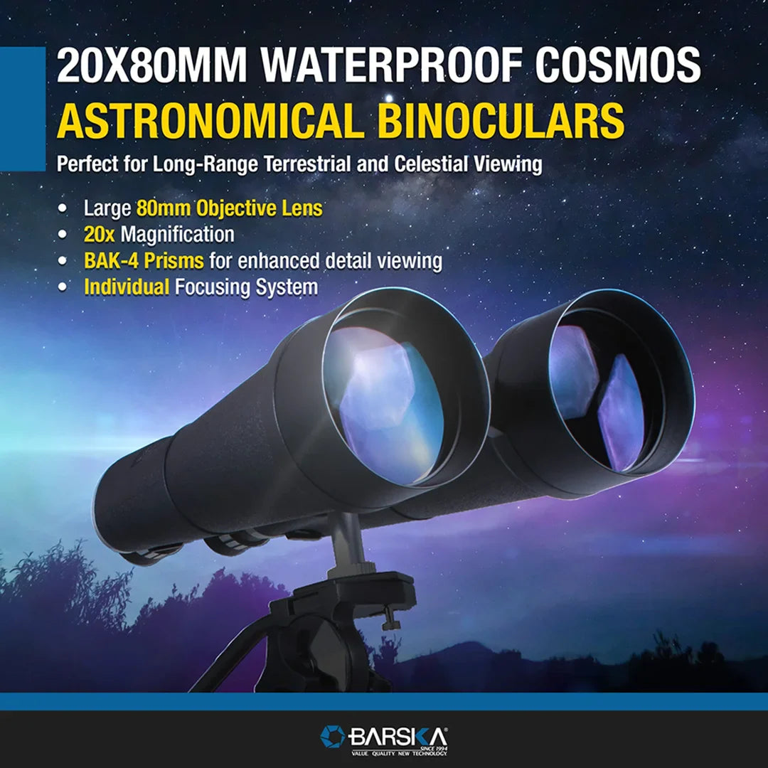 Barska 20x80mm Cosmos Astronomical Waterproof Binoculars