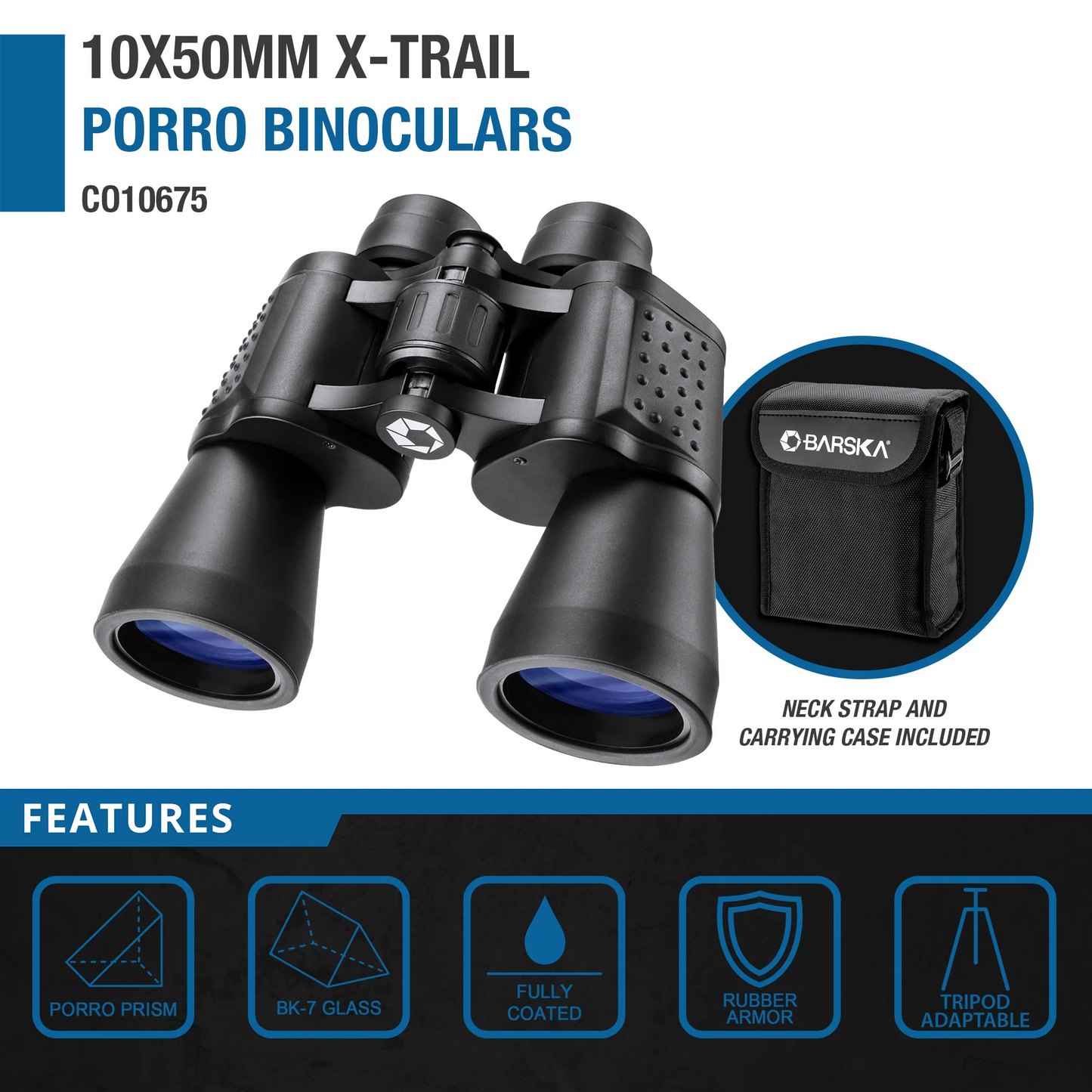 12x50 Porro Binoculars | CO10675