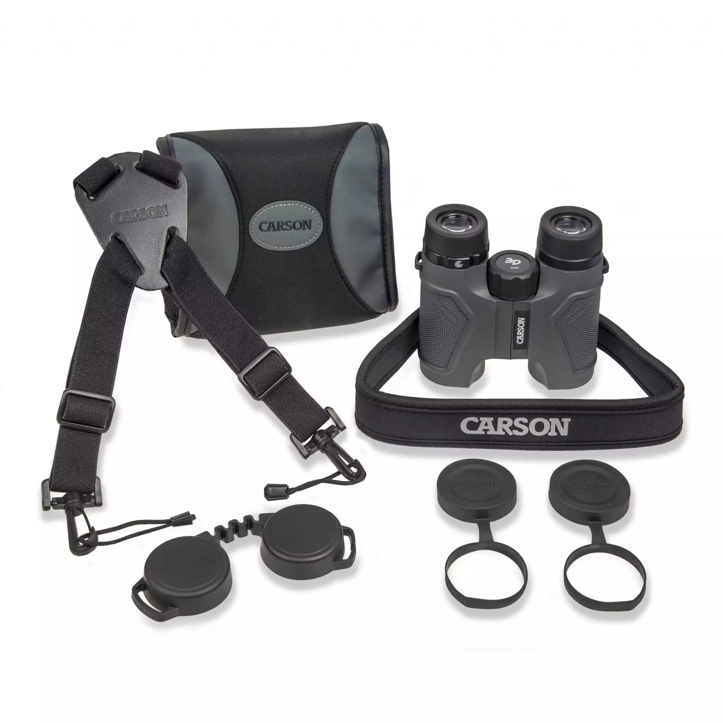 Carson 8x32mm 3D Series Binoculars with High Definition Optics