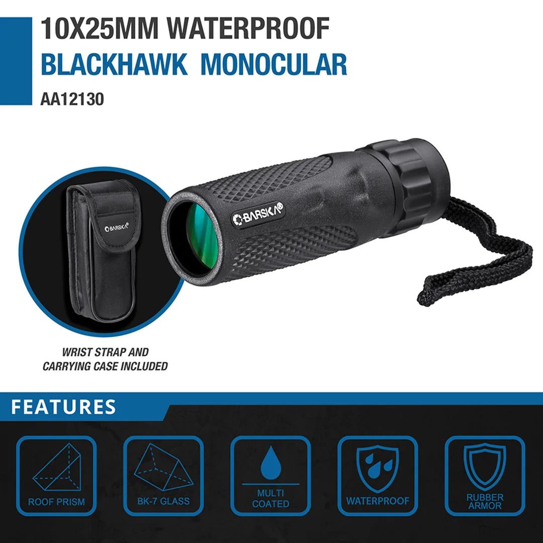 10x 25mm WP Blackhawk Monocular | AA12130