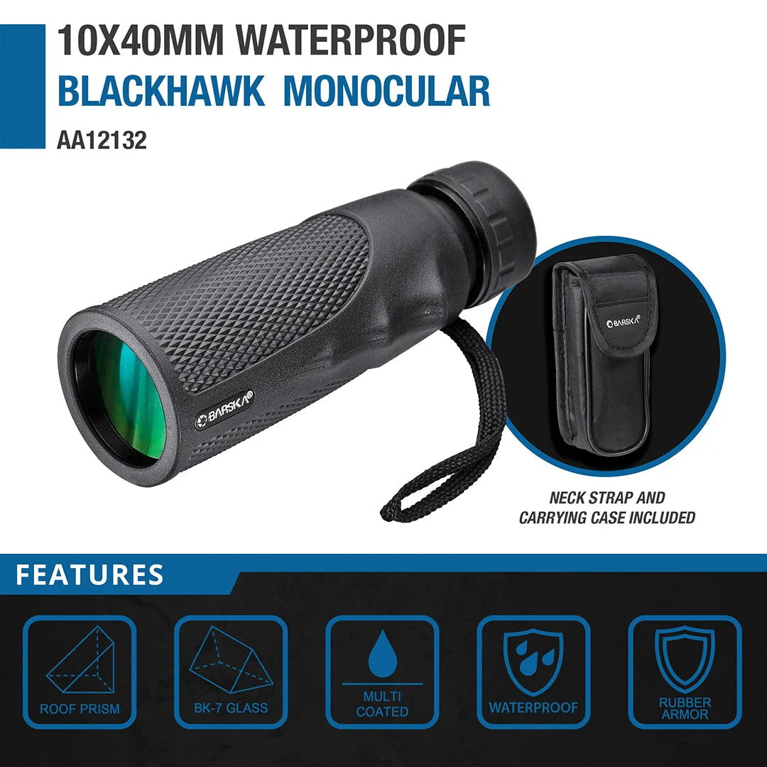 10x 40mm WP Blackhawk Monocular | AA12132
