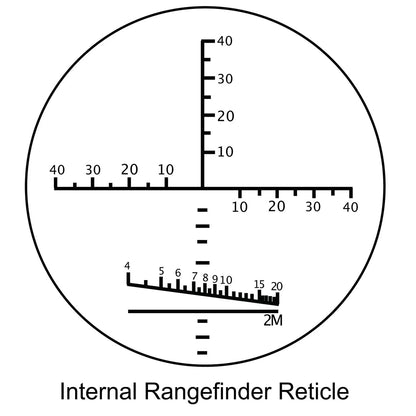 8x30mm WP Battalion Range Finding Reticle Binoculars | AB11036