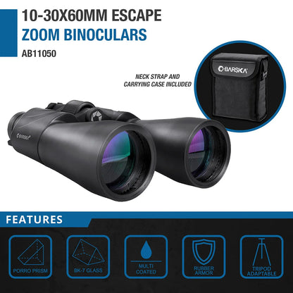 10 30x60mm Escape Zoom Binoculars | AB11050