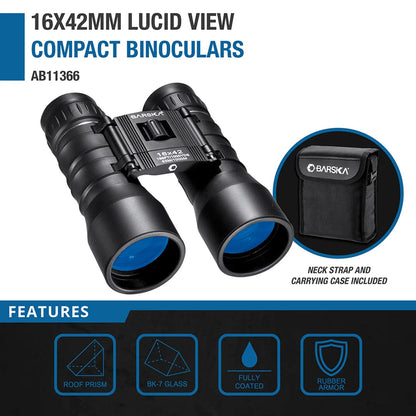 16x42mm Lucid View Compact Binoculars | AB11366