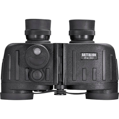 8x30mm WP Battalion Range Finding Reticle Illuminated Compass Binoculars | AB11776