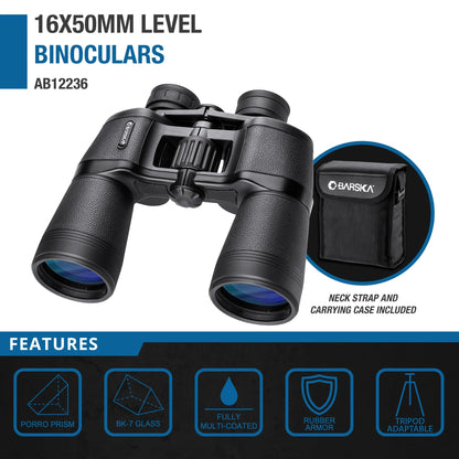 16x 50mm Level Binoculars | AB12236