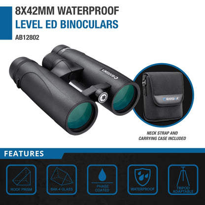 8x42mm WP Level ED Binoculars | AB12802