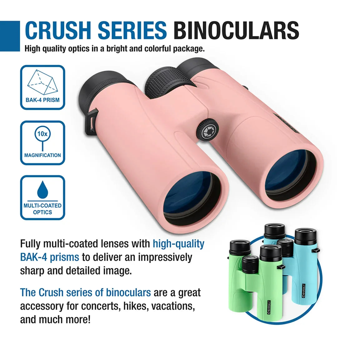 Barska  10x42mm Crush Series Binoculars, - Pink