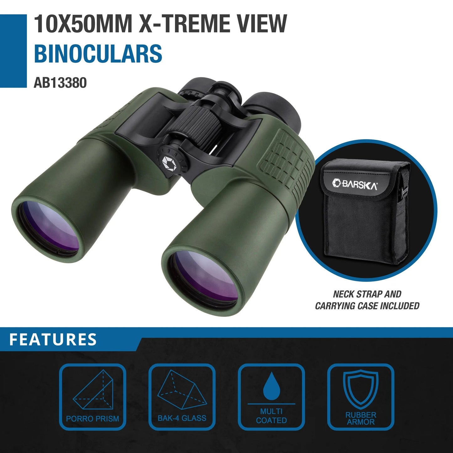 10x50mm X Treme View Binoculars | AB13380