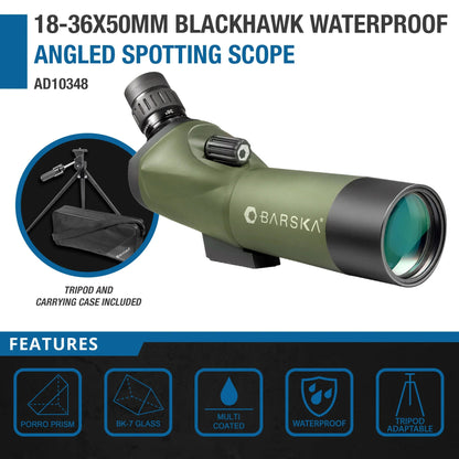18 36x50mm WP Blackhawk Spotting Scope Angled | AD10348