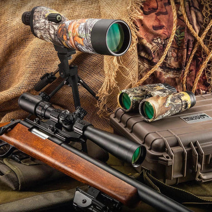 20 60x60mm WP Blackhawk Mossy Oakâ® Break Upâ® Camo Spotting Scope Straight | AD10976