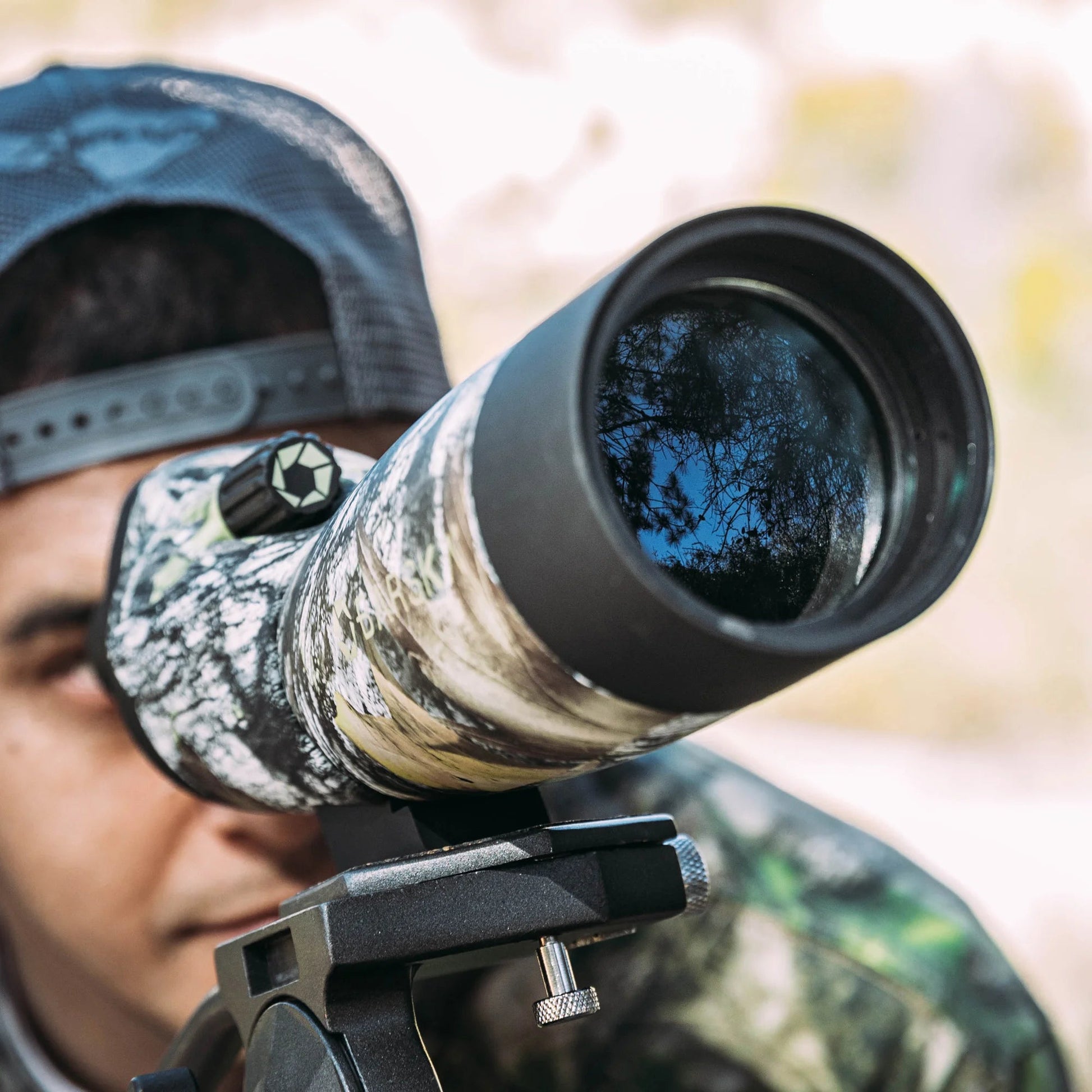 20 60x60mm WP Blackhawk Mossy Oakâ® Break Upâ® Camo Spotting Scope Straight | AD10976