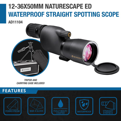 12 36x50mm WP Naturescape ED Glass Spotting Scope | AD11104