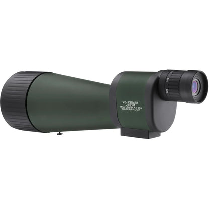 Barska  25-125x88mm Benchmark Waterproof Straight Spotting Scope w/ Soft and Hard Case