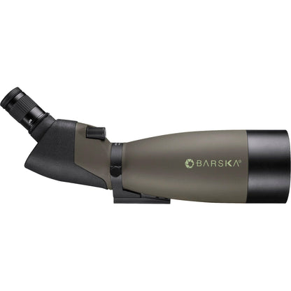 Barska Blackhawk 25-75x100 Angled Spotting Scope w/ Soft and Hard Spotting Scope with Case | AD12164