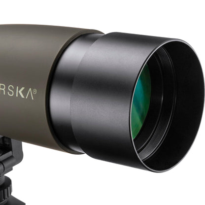 Barska Blackhawk 25-75x100 Angled Spotting Scope w/ Soft and Hard Spotting Scope with Case | AD12164