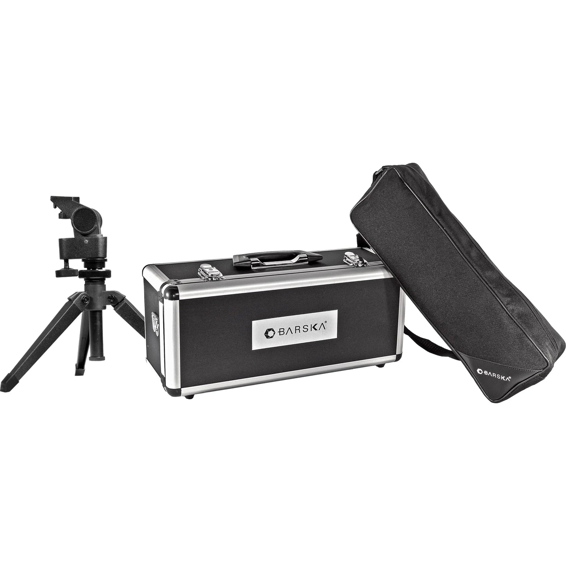Barska Blackhawk 25-75x100 Angled Spotting Scope w/ Soft and Hard Spotting Scope with Case | AD12164