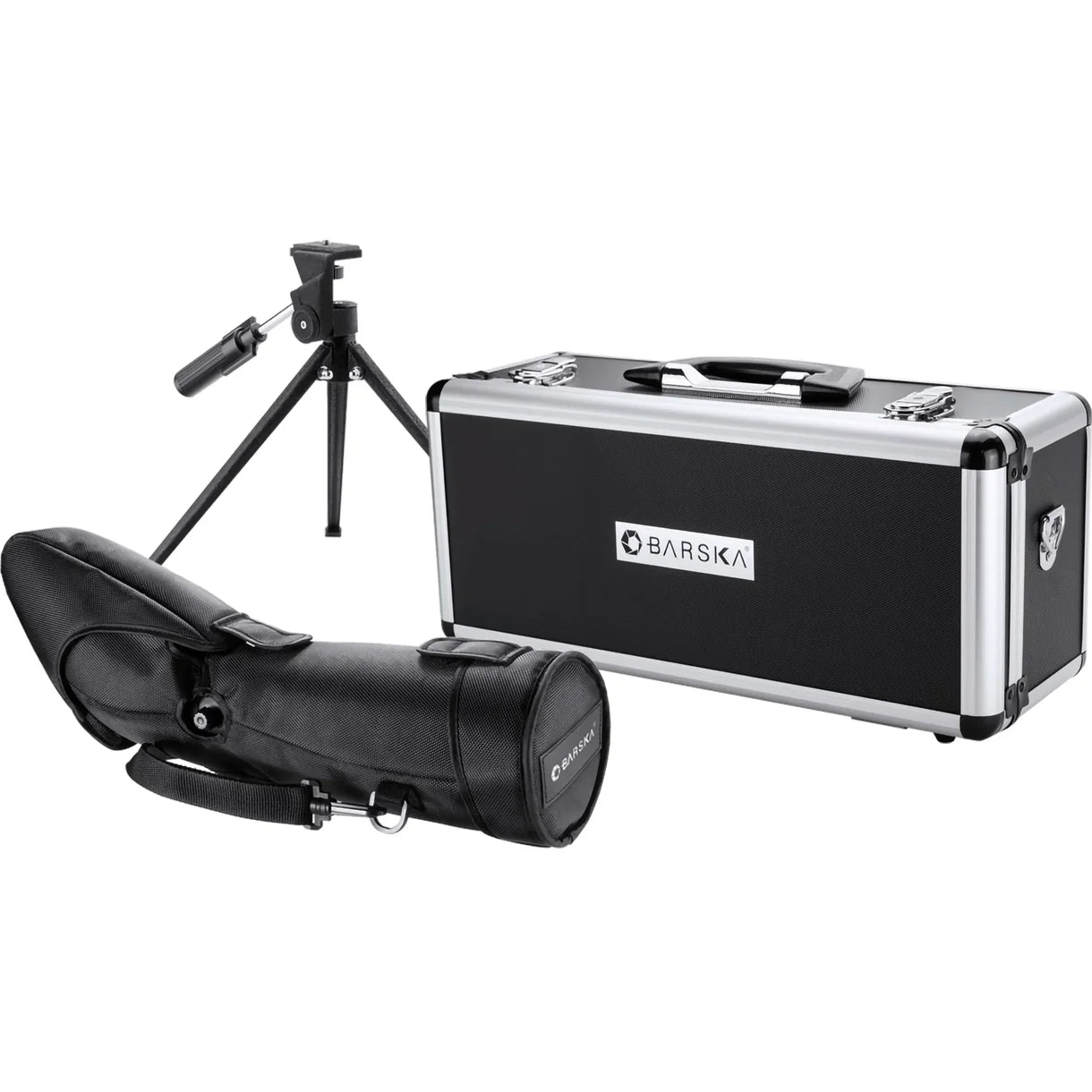 Barska  20-60x65mm Level Waterproof Angled Spotting Scope w/ Hard Case and tripod