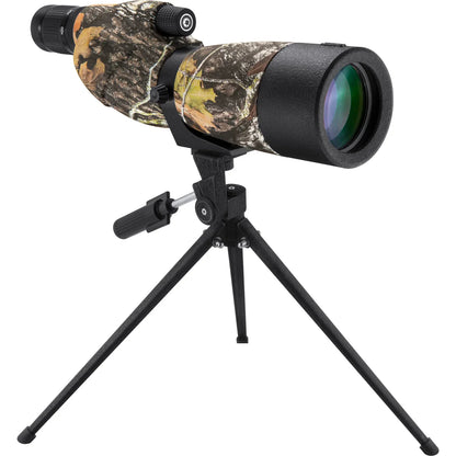 Barska  20-60x65mm Level Waterproof Straight Spotting Scope, Mossy Oak® Break-Up® Camo