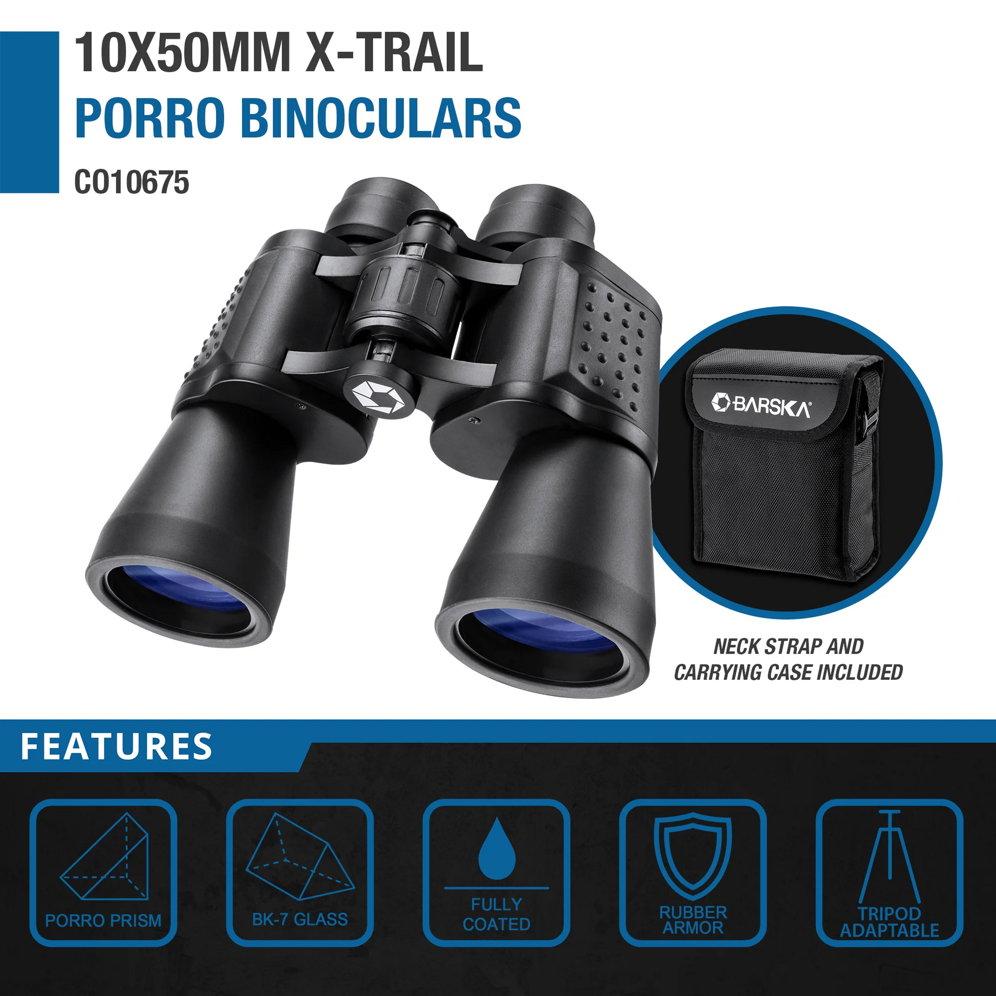 12x50 Porro Binoculars | CO10675