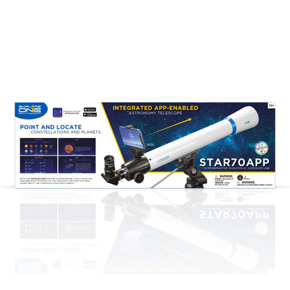 Explore One StarApp 70mm Refractor Telescope product image 3