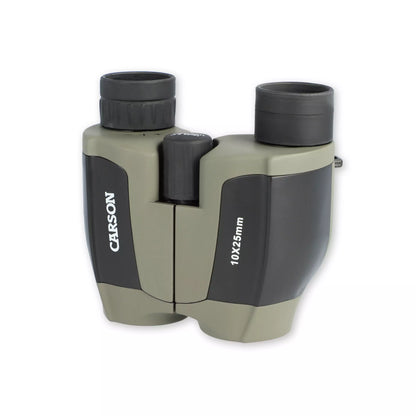 Carson ScoutPlus 10x25mm Binoculars - Compact Porro Prism