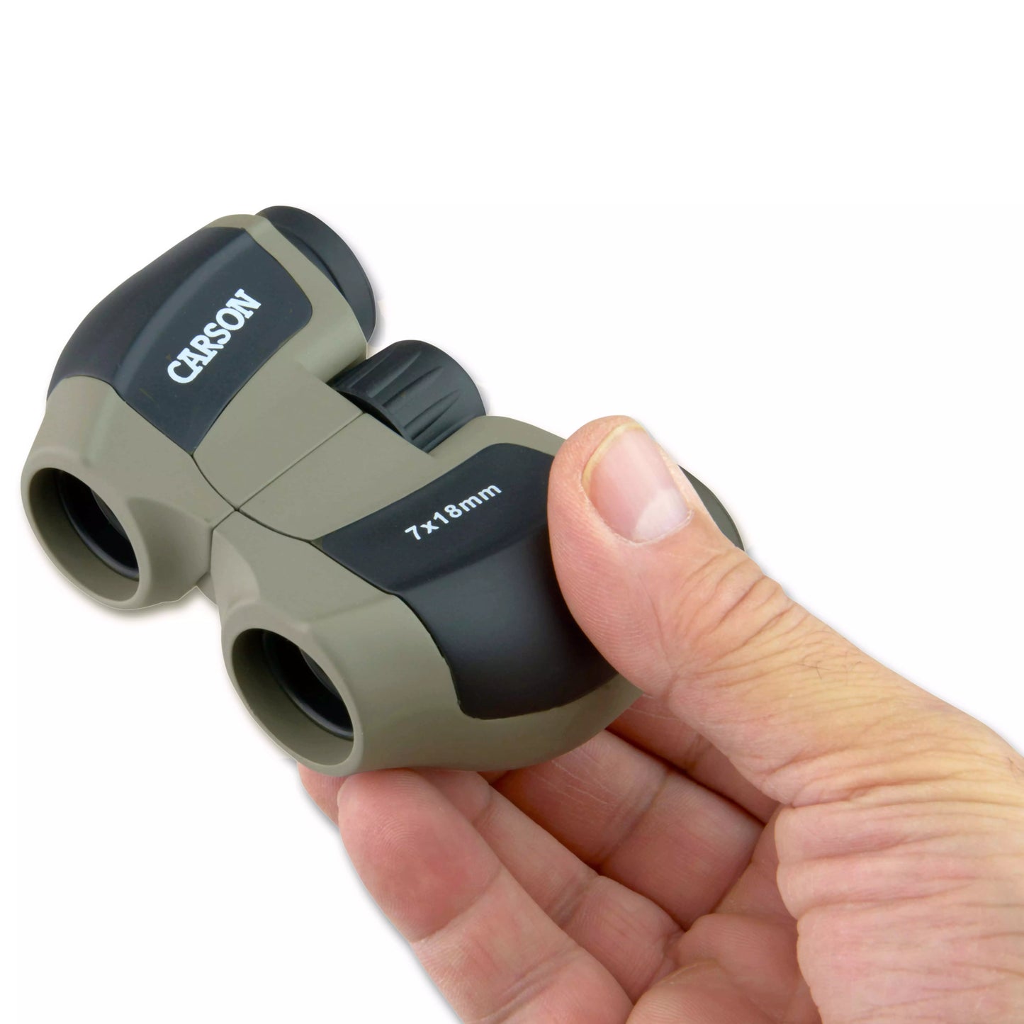 Carson MiniScout 7x18mm Binoculars - Compact Porro Prism