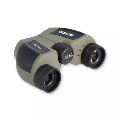 Carson MiniScout 7x18mm Binoculars - Compact Porro Prism