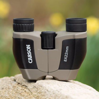 Carson Scout 8x22mm Binoculars - Compact Porro Prism