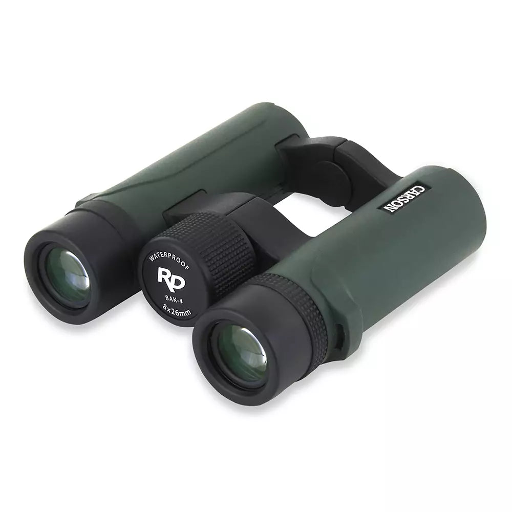 Carson 8x26mm RD Series Binoculars - Waterproof, Open Bridge
