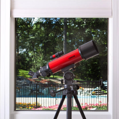 Carson 80mm Red Planet Refractor Telescope, Magnification Up to 56x