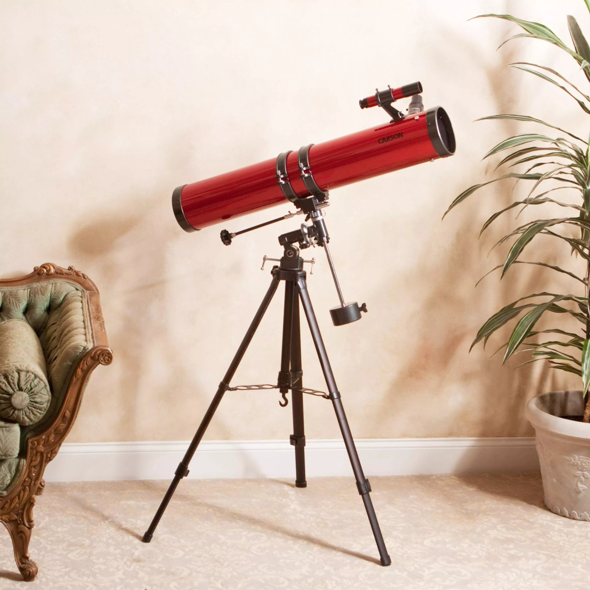 Carson 114mm Red Planet Reflector Telescope, Magnification Up to 100x