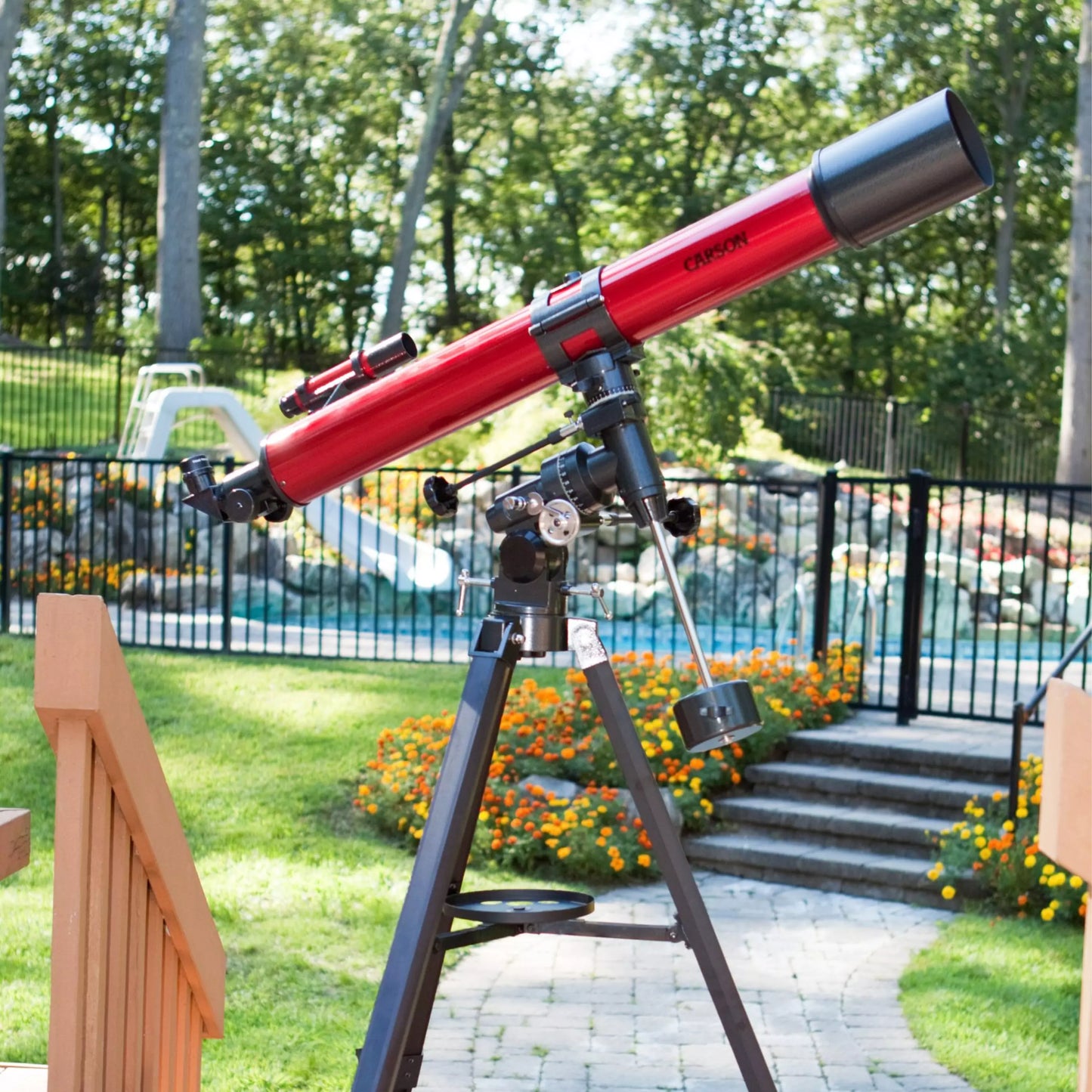 Carson 90mm Red Planet Refractor Telescope, Magnification Up to 111x