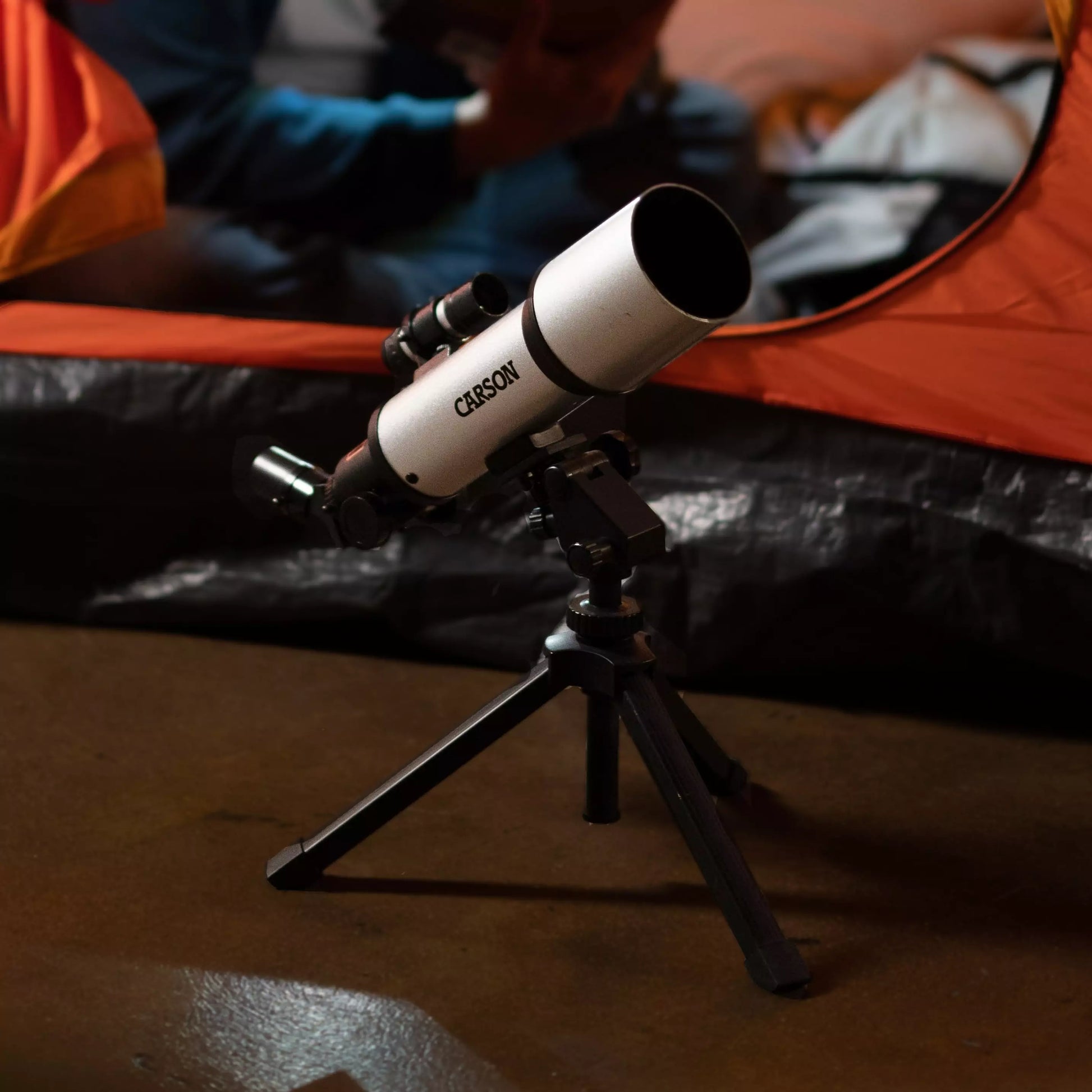 Carson Up to 133.5x/70mm Short Tube SkyChaser Refractor Telescope