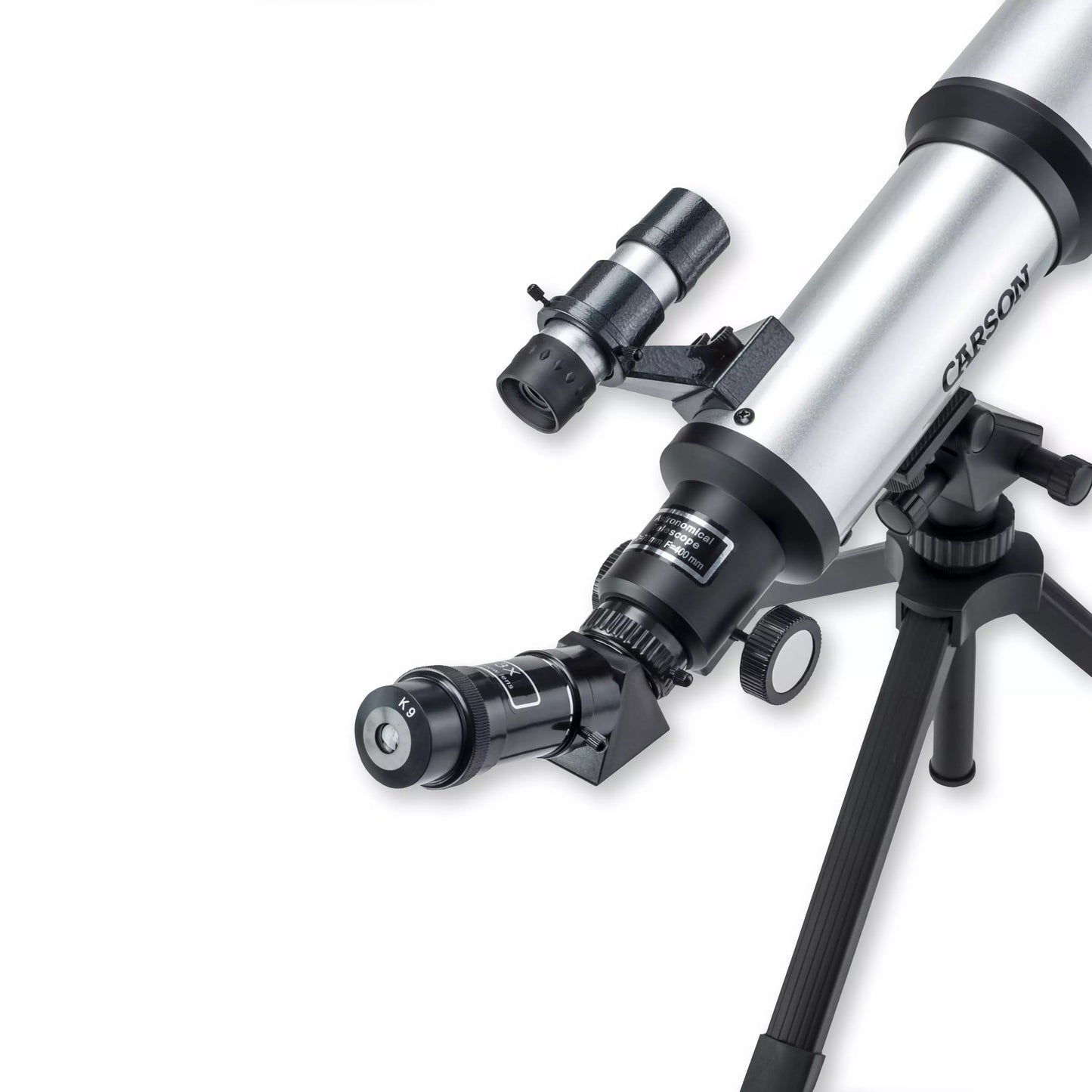 Carson Up to 133.5x/70mm Short Tube SkyChaser Refractor Telescope