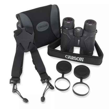 Carson 10x42mm 3D Series Binoculars with High Definition Optics and ED Glass