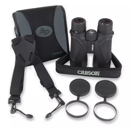 Carson 10x50mm 3D Series Binoculars with High Definition Optics and ED Glass